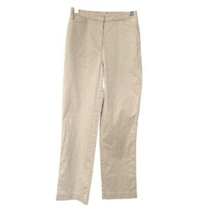 Liz Claiborne Women's Beige Straight Leg Pants